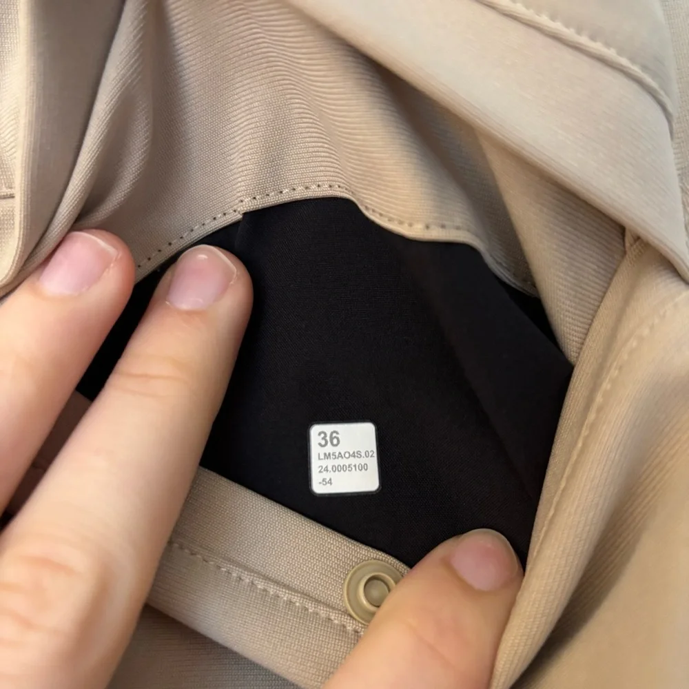 Lululemon ABC Slim Fit Trousers Warpstream Trench 36x30 M5AO4S Khaki Work Career - Picture 7 of 7